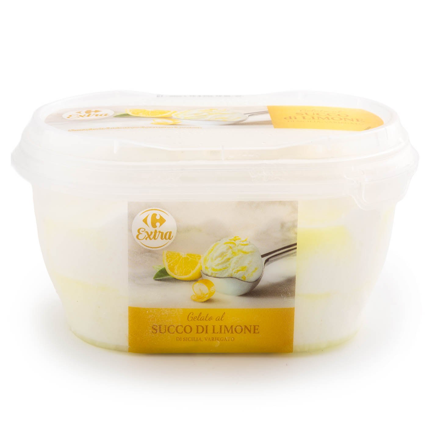 Înghețată cu aroma de lămâie Carrefour Extra 200g