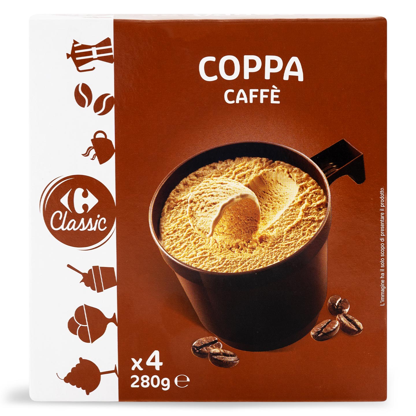 Înghetață cu cafea Carrefour Classic 4x70g