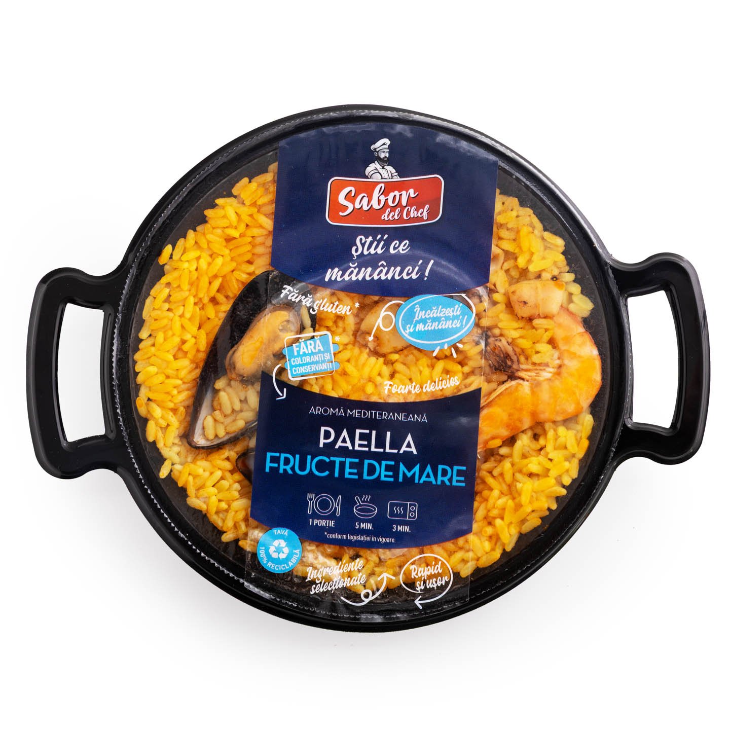 Paella cu fructe de mare Sabor Del Chef 350g 