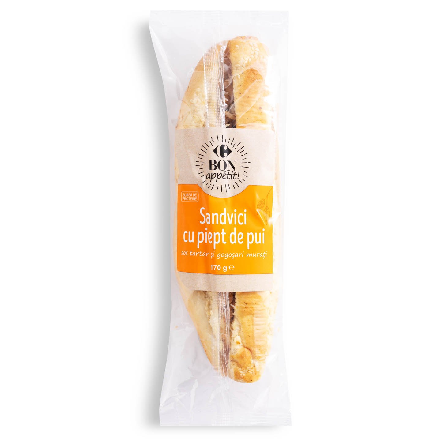 Sandwich cu piept de pui Carrefour 170g