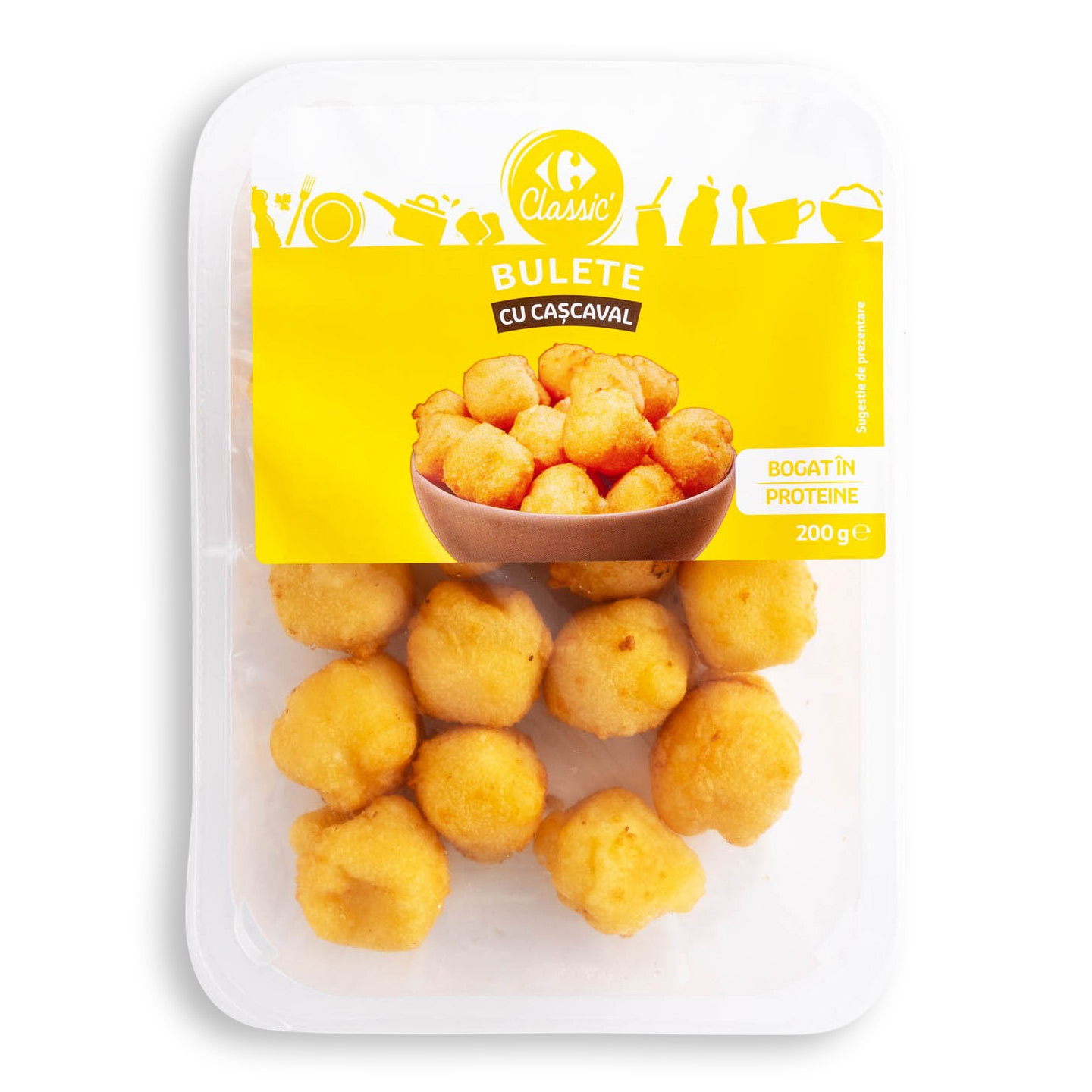 Bulete cu cașcaval Carrefour Classic 200g