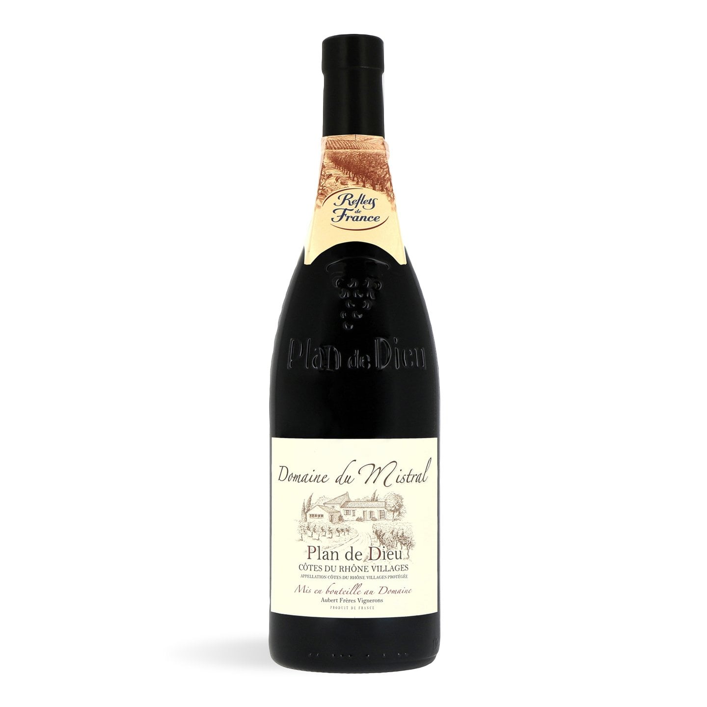 Vin roșu Plan de Dieu Domaine du Mistral Reflets De France 0.75L