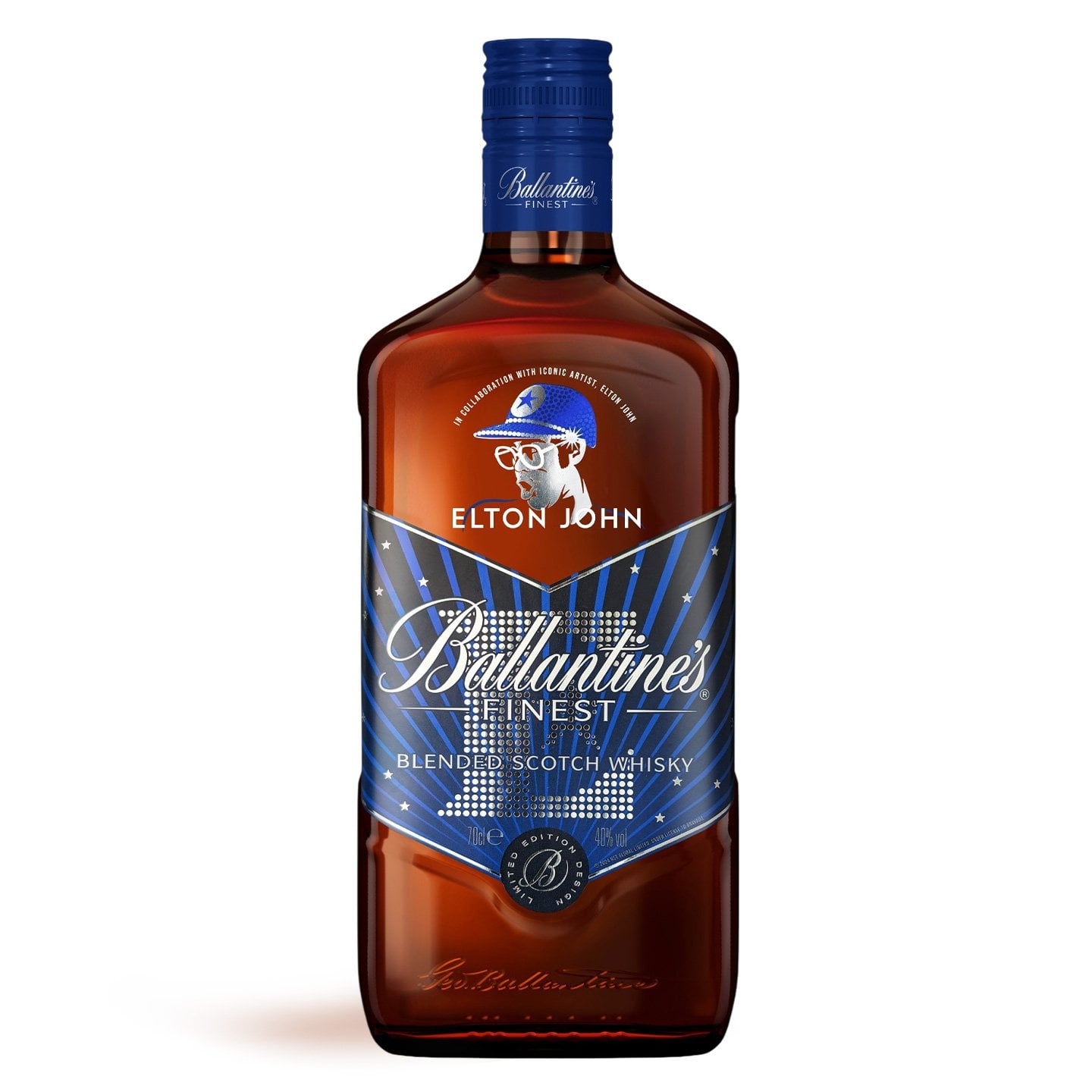 Whisky Elton John, Limited Edition Ballantine'S 0.7L