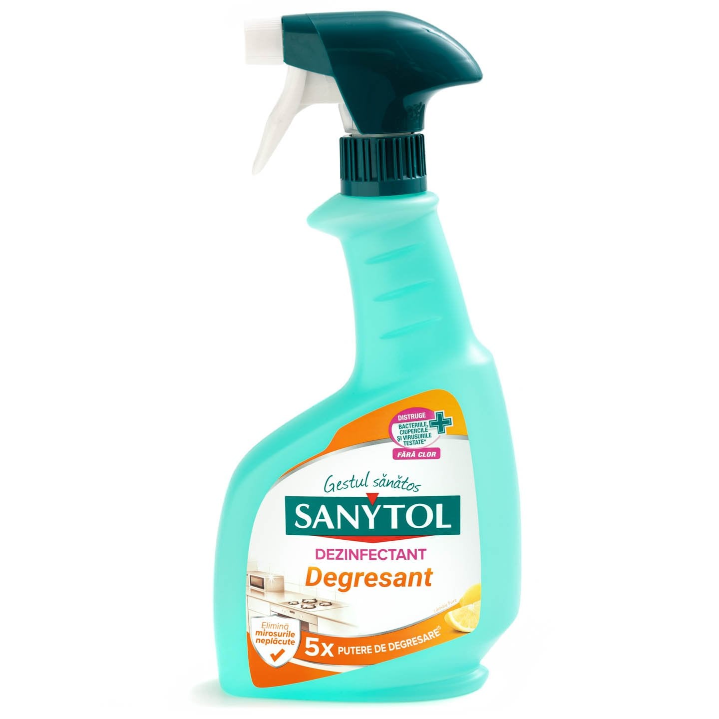 Soluție degresantă pentru bucătărie / anticalcar pentru baie Sanytol 500ml