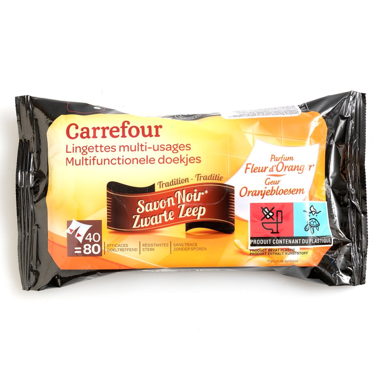 Șervețele umede cu utilizare multiplă Carrefour 80buc.
