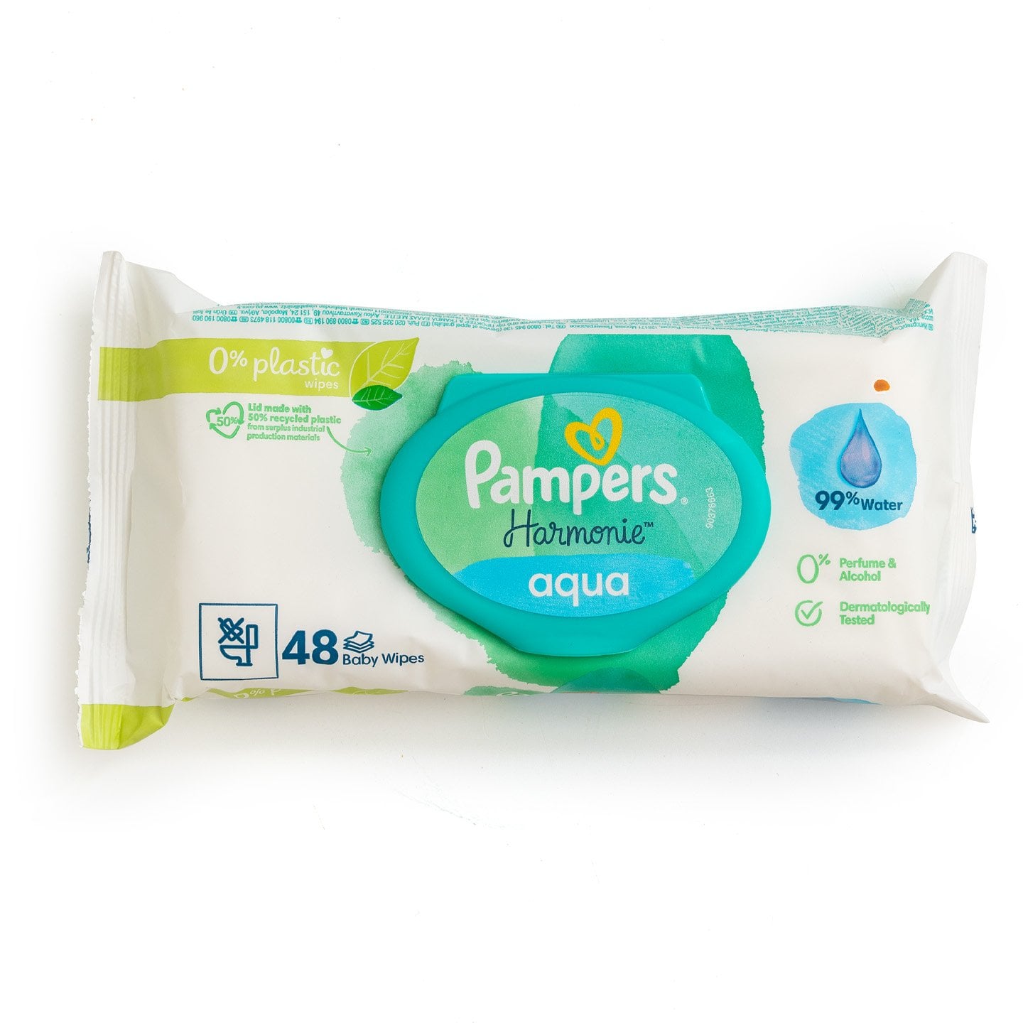 Șervețele umede Harmonie Aqua Pampers 48buc.