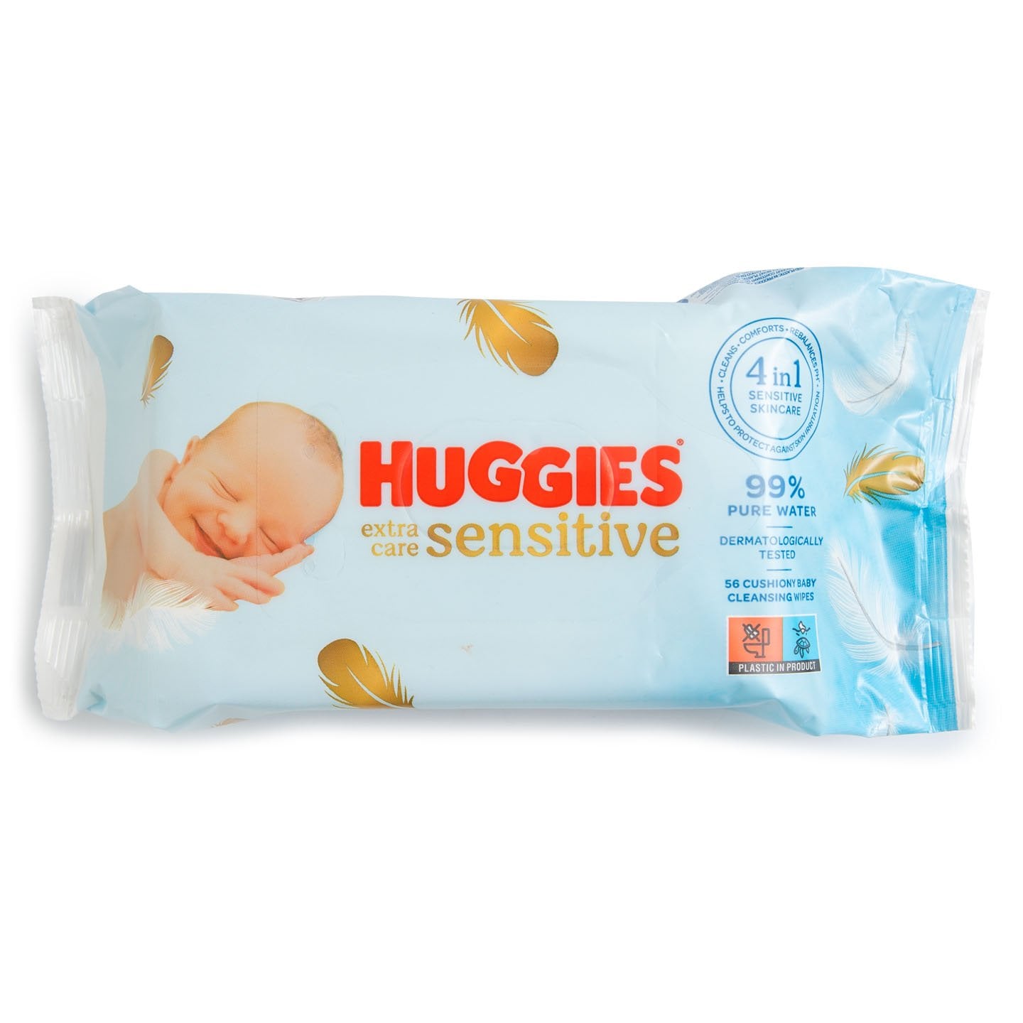 Șervetele umede Extra Care Sensitive Huggies 56buc.