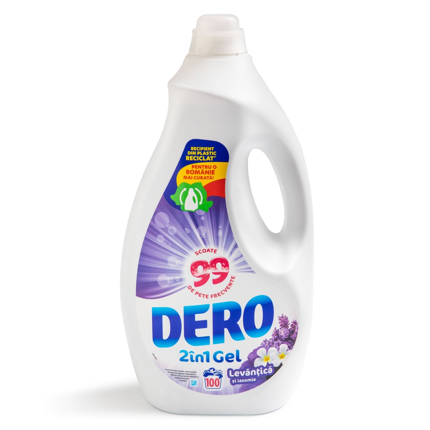 Detergent automat lichid 2în1, Levănțică și Iasomie Dero 5L