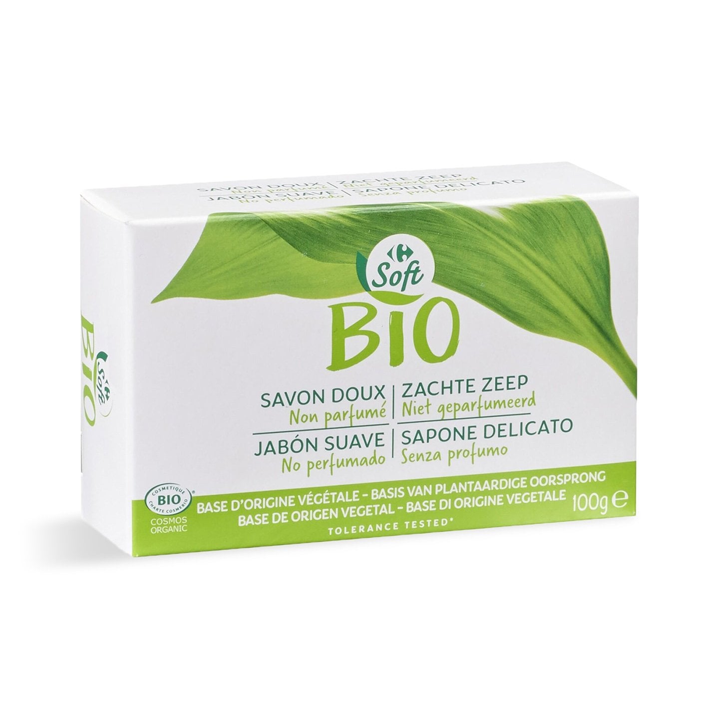 Săpun solid Carrefour Soft Bio Organic, 100g