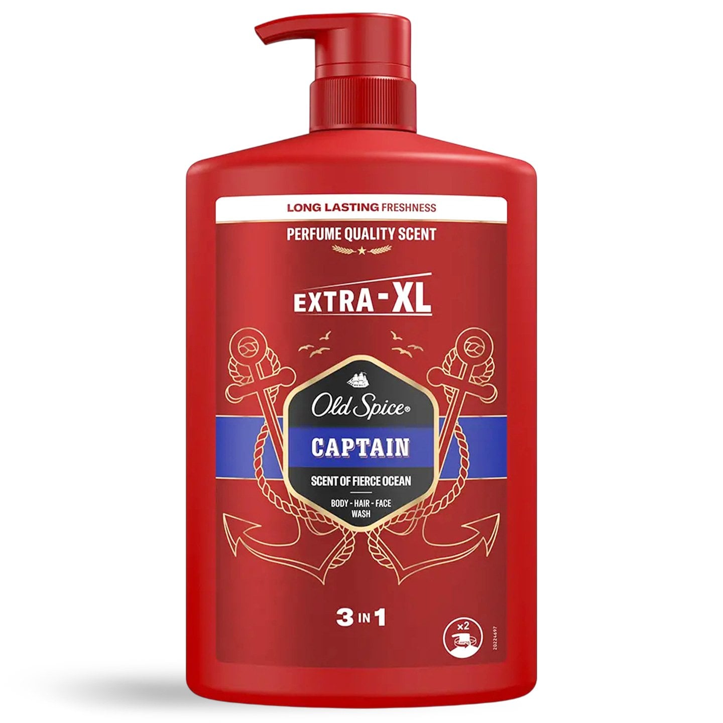 Gel de duș și sampon 3în1 pentru corp, păr și față Old Spice 1000ml