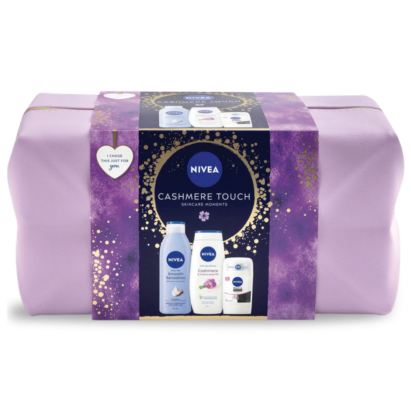 Set cadou Nivea Cashmere Touch, loțiune de corp, 250 ml + gel de duș, 250 ml + deodorant stick, 50 ml