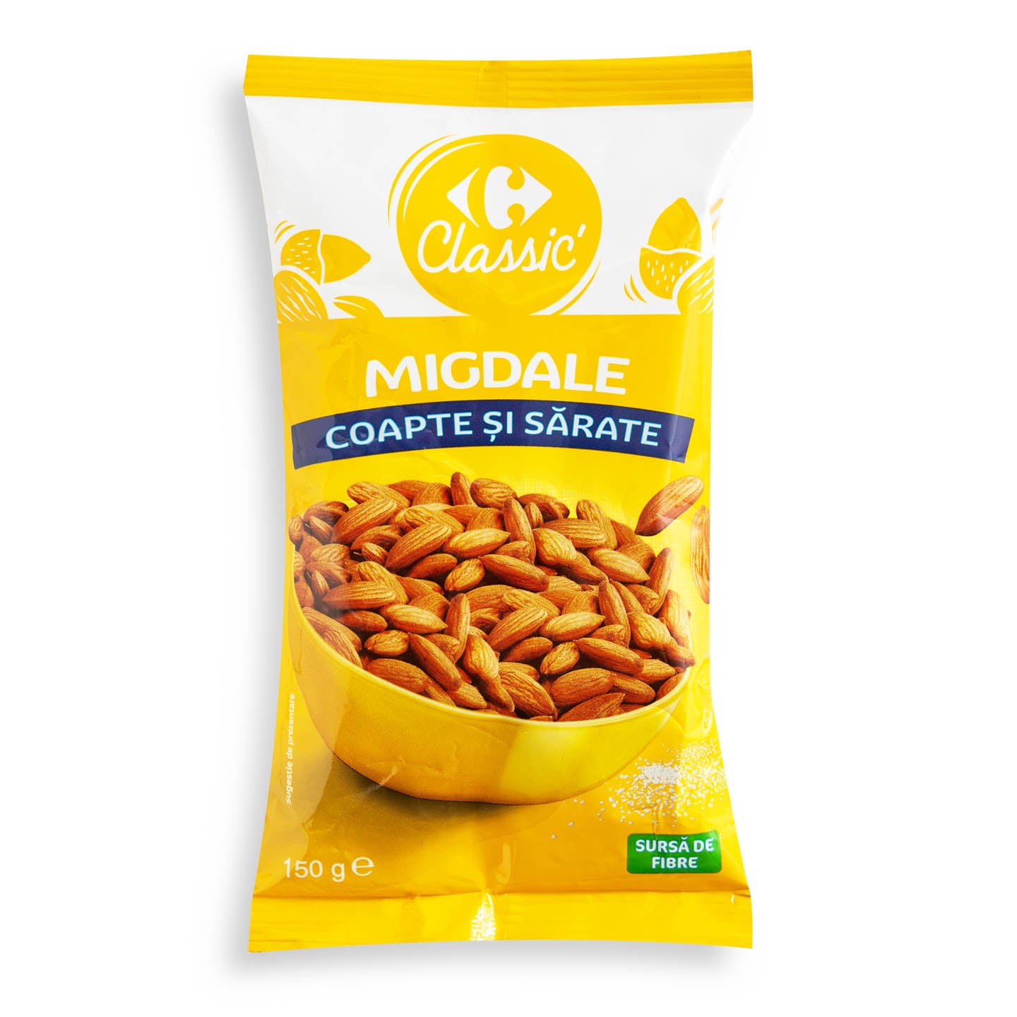 Migdale coapte și sărate Carrefour Classic 150g