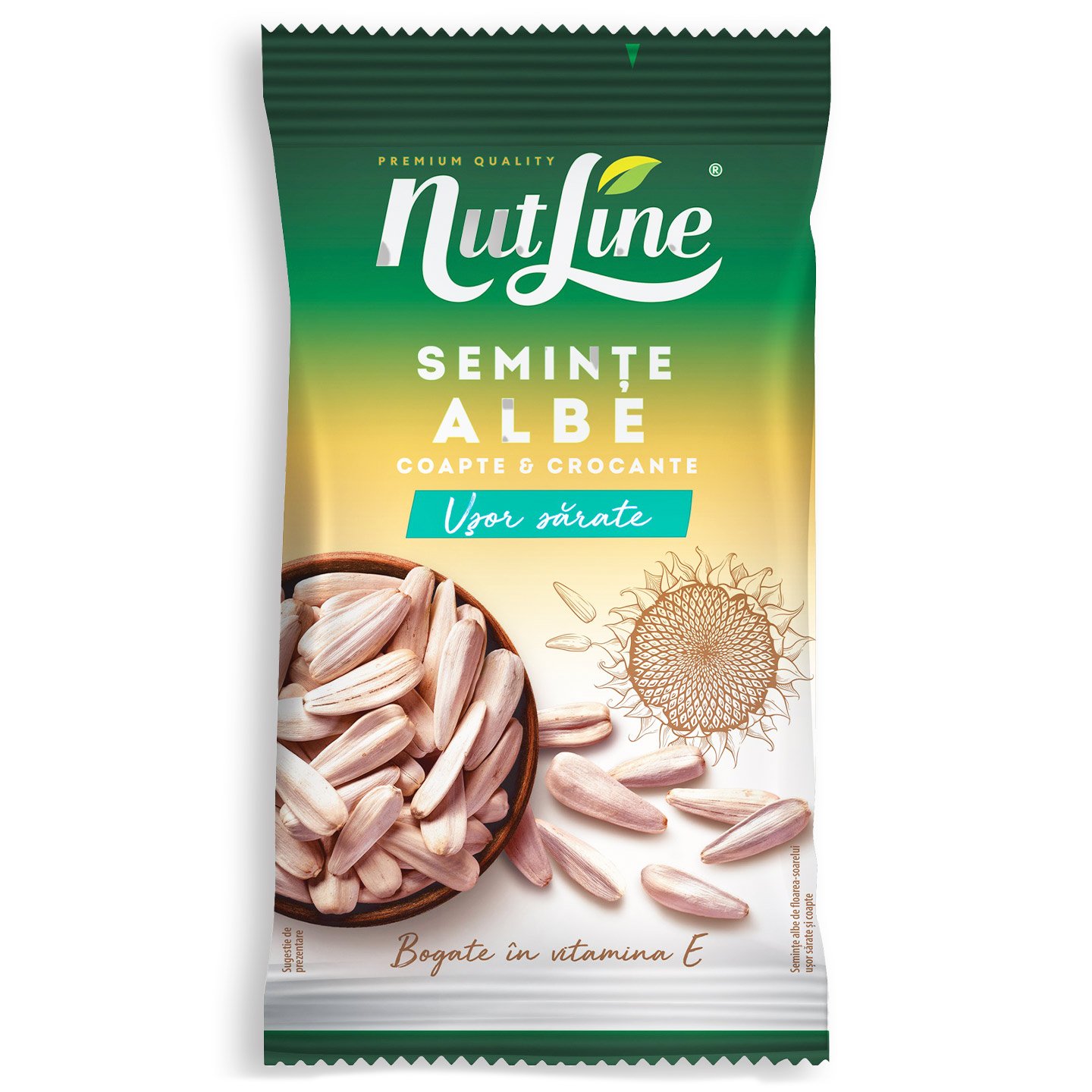 Semințe albe ușor sărate Nutline, 150g