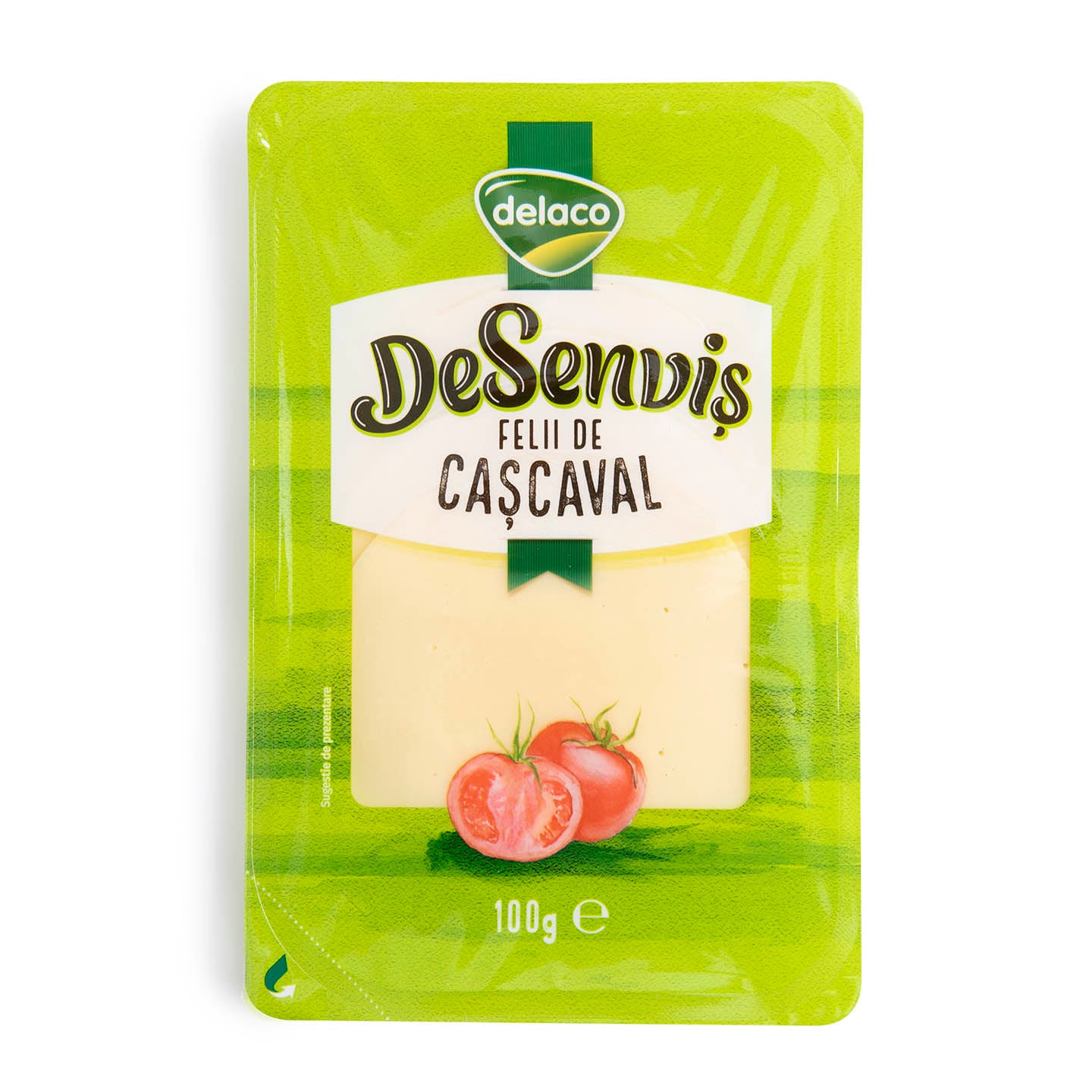 Cașcaval DeSenviș, felii DELACO 100g