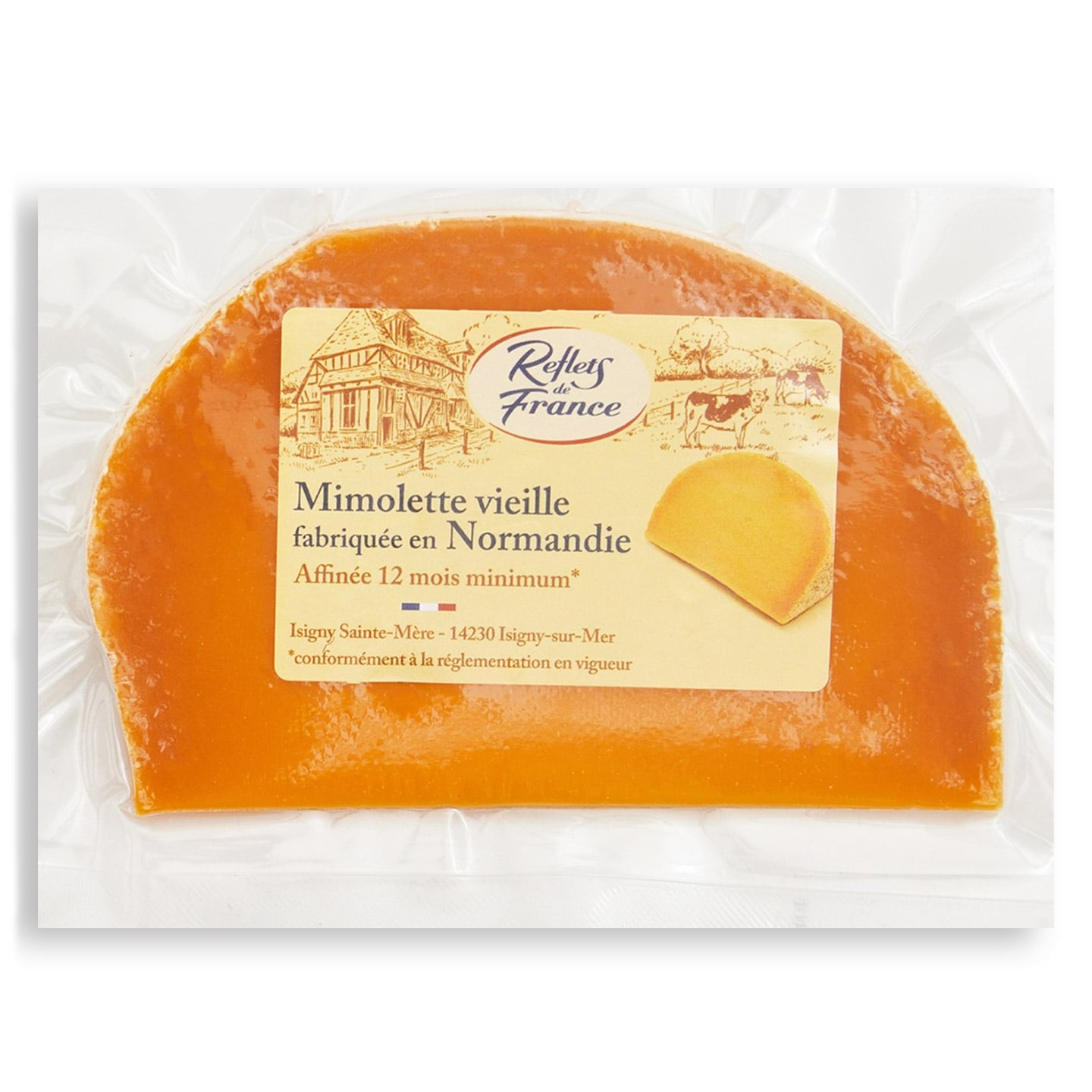 Brânză Mimolette Reflets de France 200g