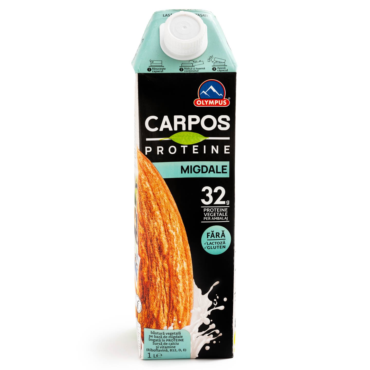 Bautură Migdale Proteine Carpos Olympus 1L
