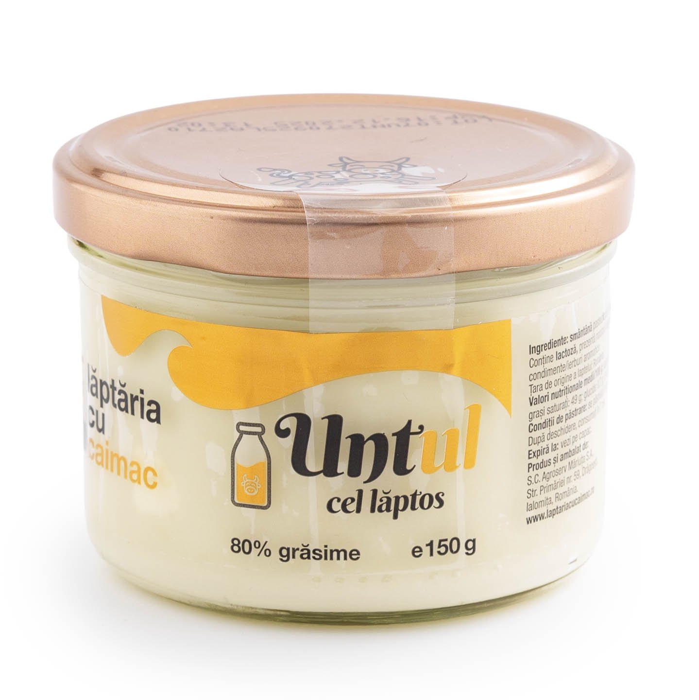 Untul cel lăptos 80% grăsime Lăptăria cu Caimac 150g