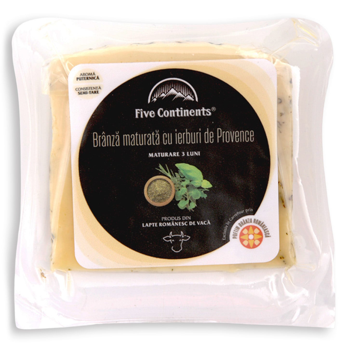 Brânză maturată cu ierburi a la Provence Five Continents per 100g