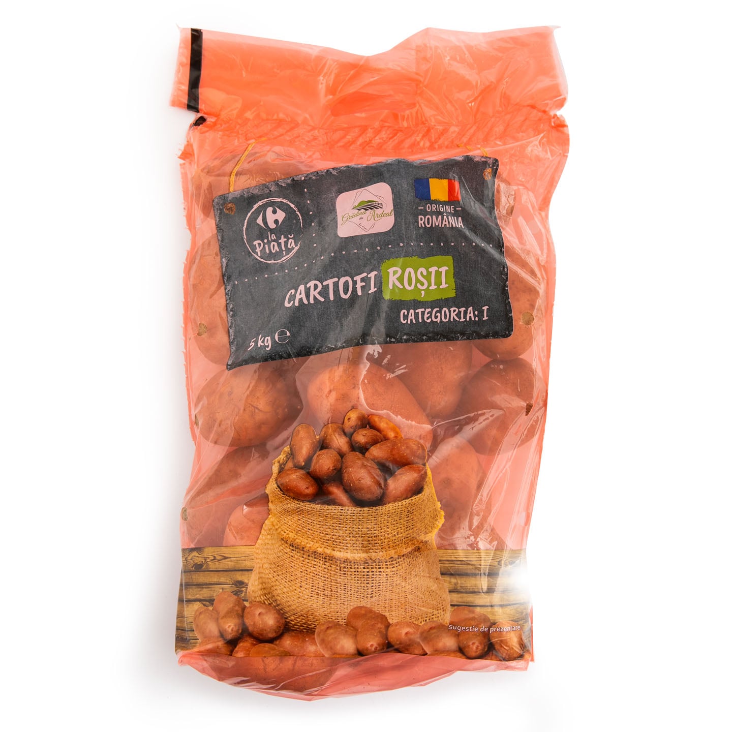 Cartofi roșii, spălați Carrefour La Piață 5kg, calitatea I