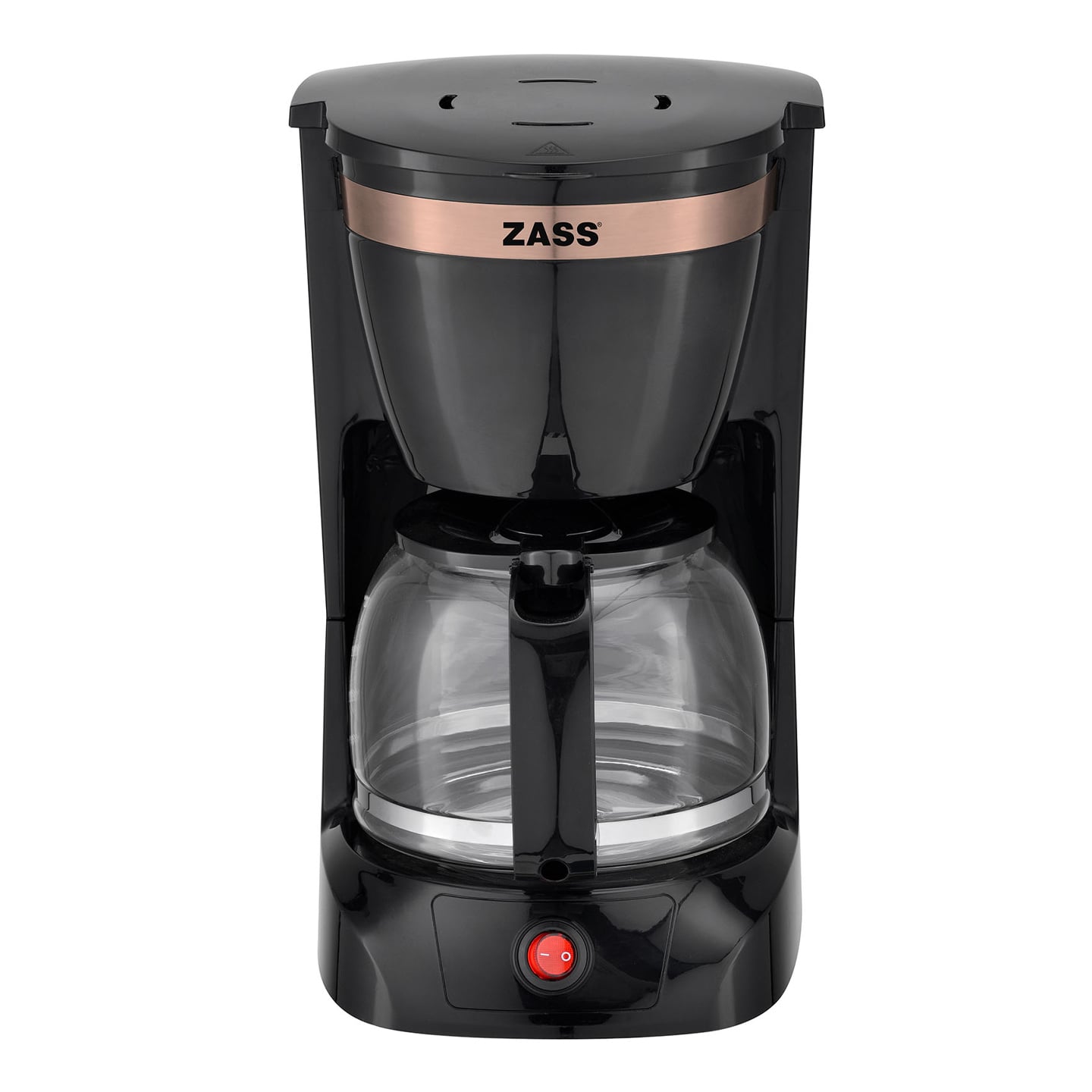 Cafetieră ZCM20 Zass, 1.25L, 800W, negru / auriu