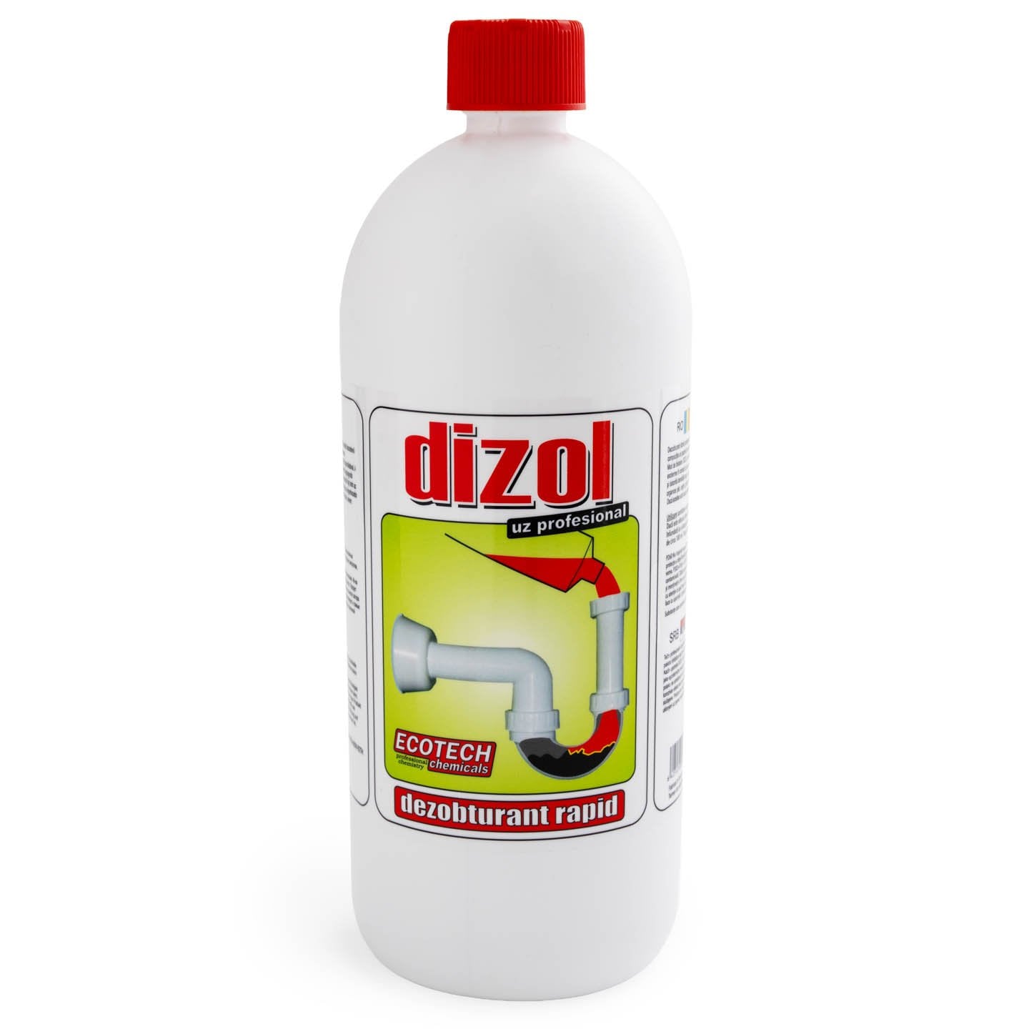 Soluție pentru desfundat țevi Dizol  1.5L