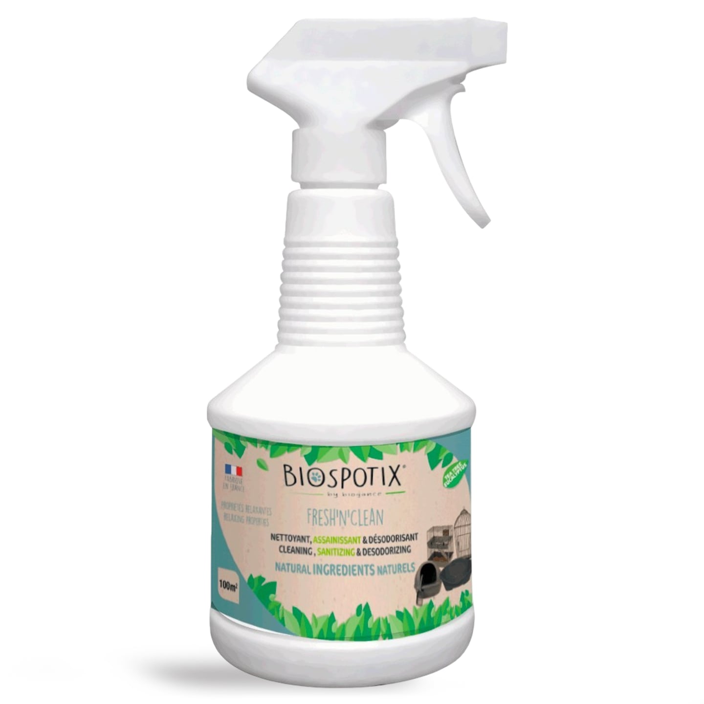 Spray igienizant Biogance Biospotix Fresh'N'Clean, 500 ml