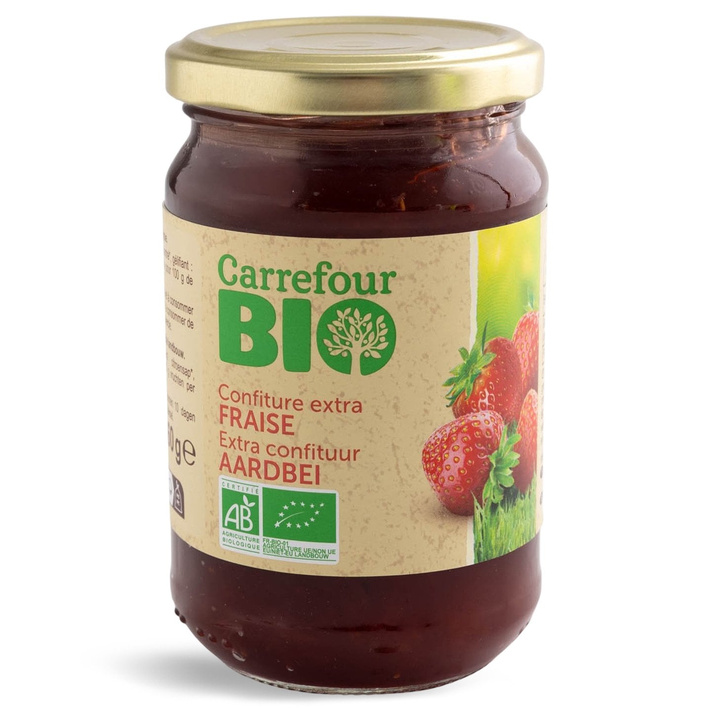 Dulceață de căpșuni Carrefour Bio 360g