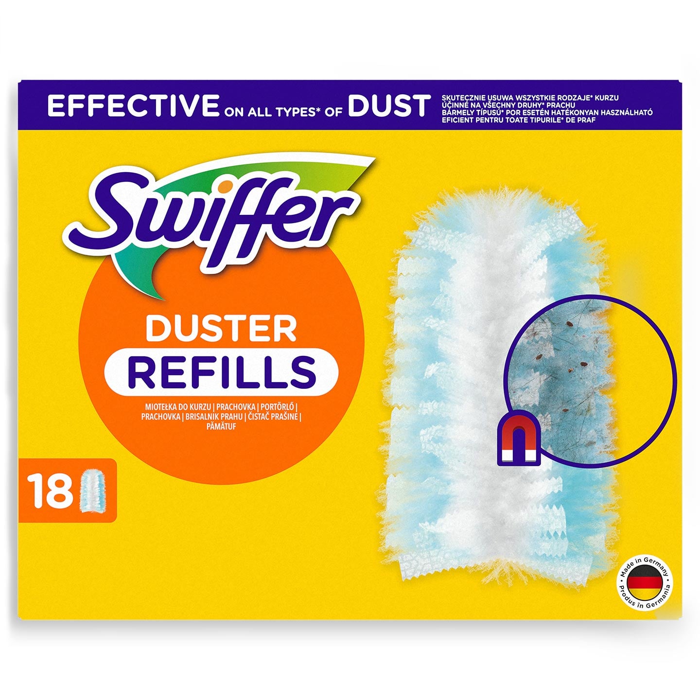 Rezerve pămatuf pentru curățarea prafului Swiffer Trap & Lock 18 buc.