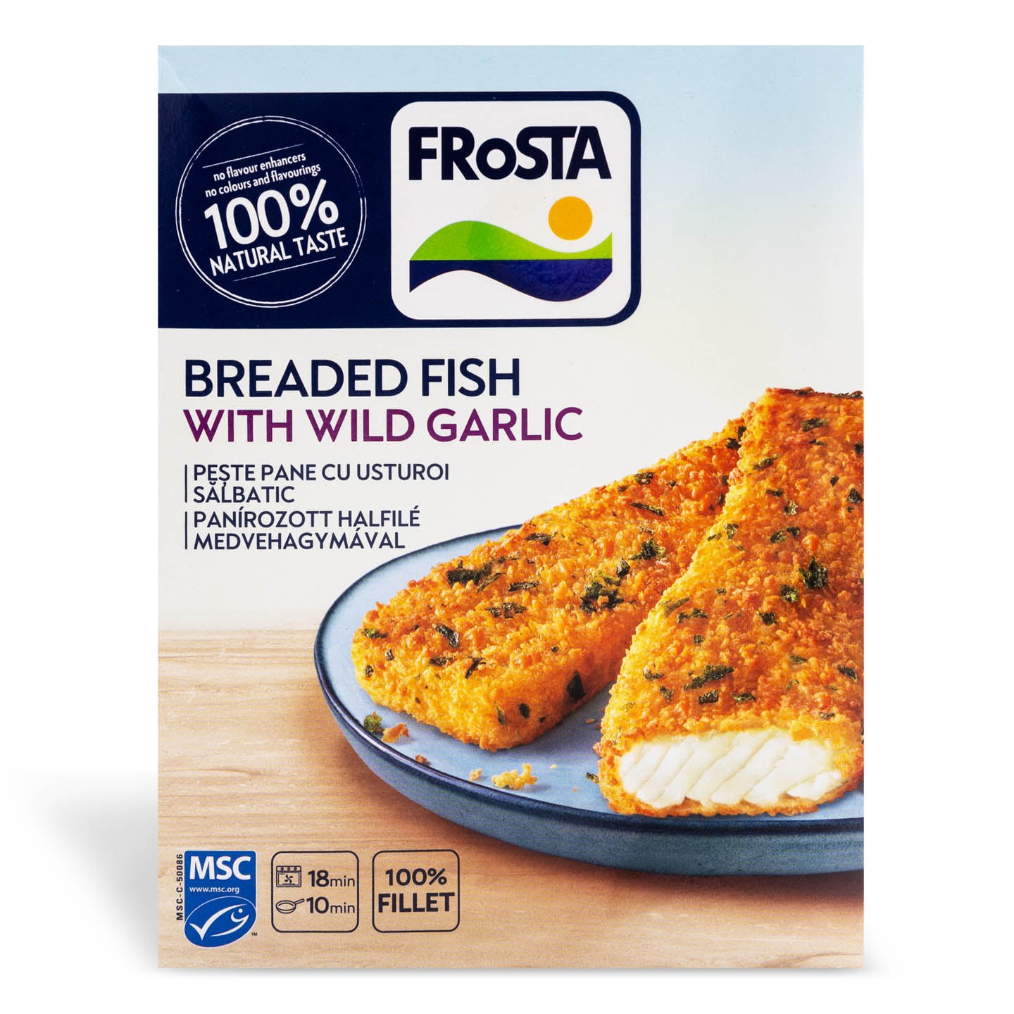 Cod pane cu usturoi Frosta 240g