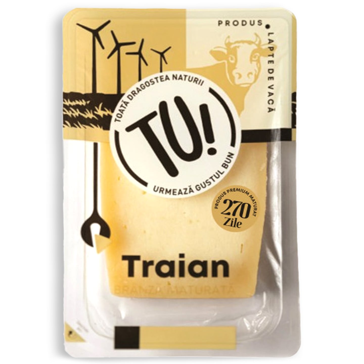 Brânză maturată 270 de zile Traian per 100g