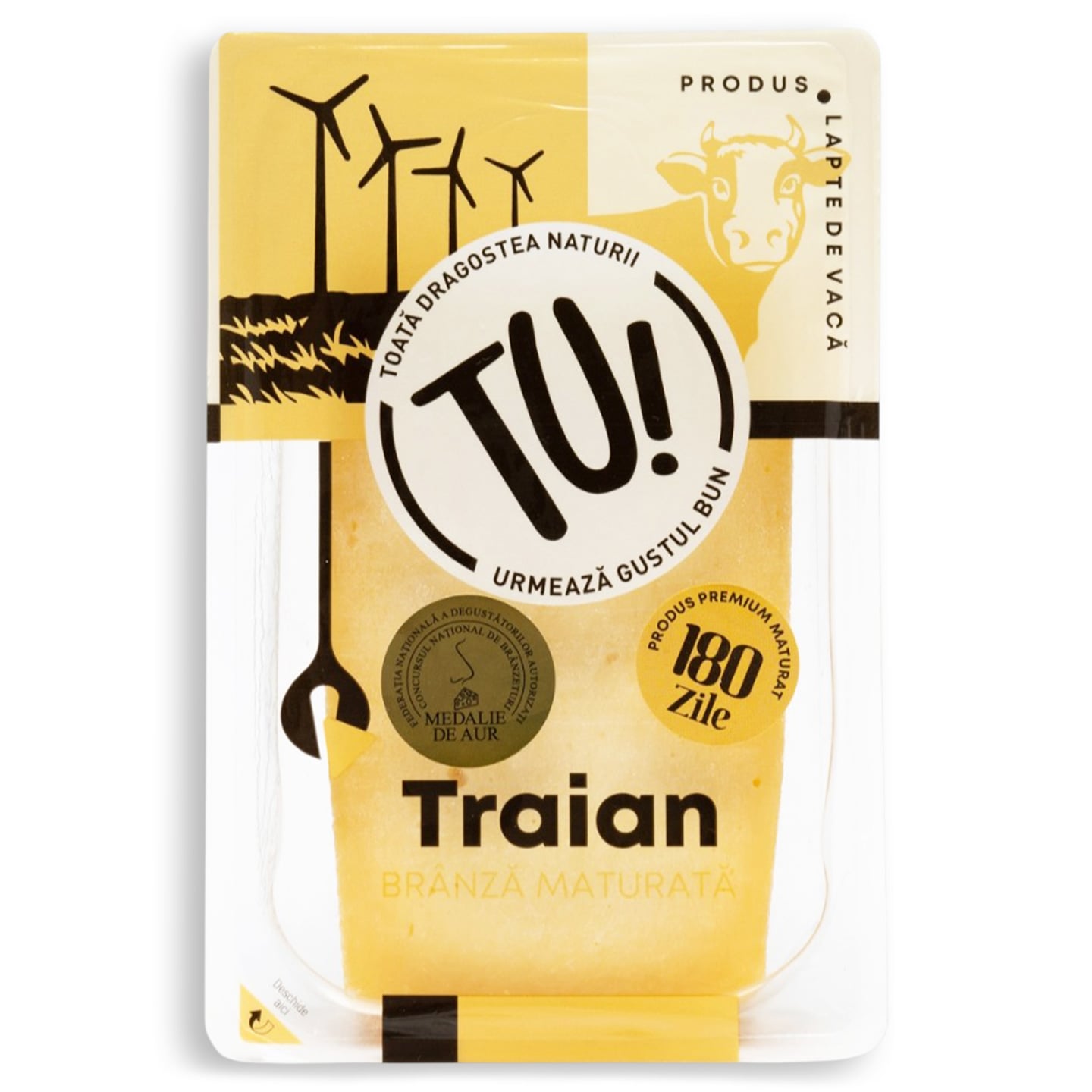 Brânză maturată 180 de zile Traian per 100g