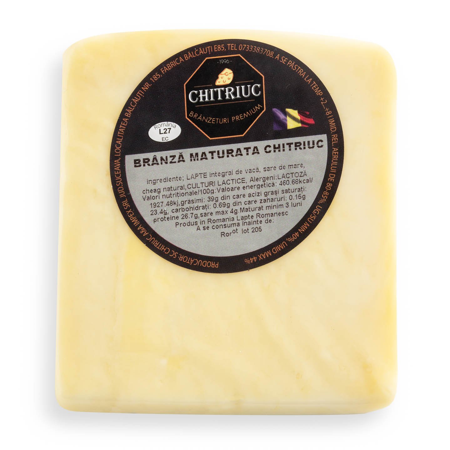 Brânză maturată Chitriuc per 100g