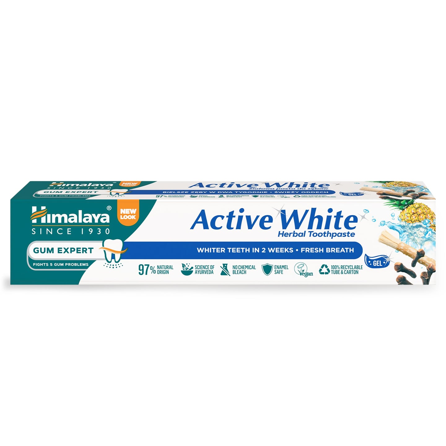 Pastă de dinți Active White Gel Himalaya 75ml