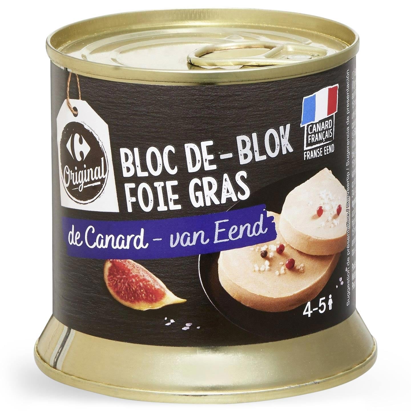 Foie gras de rață, Carrefour Original 200g