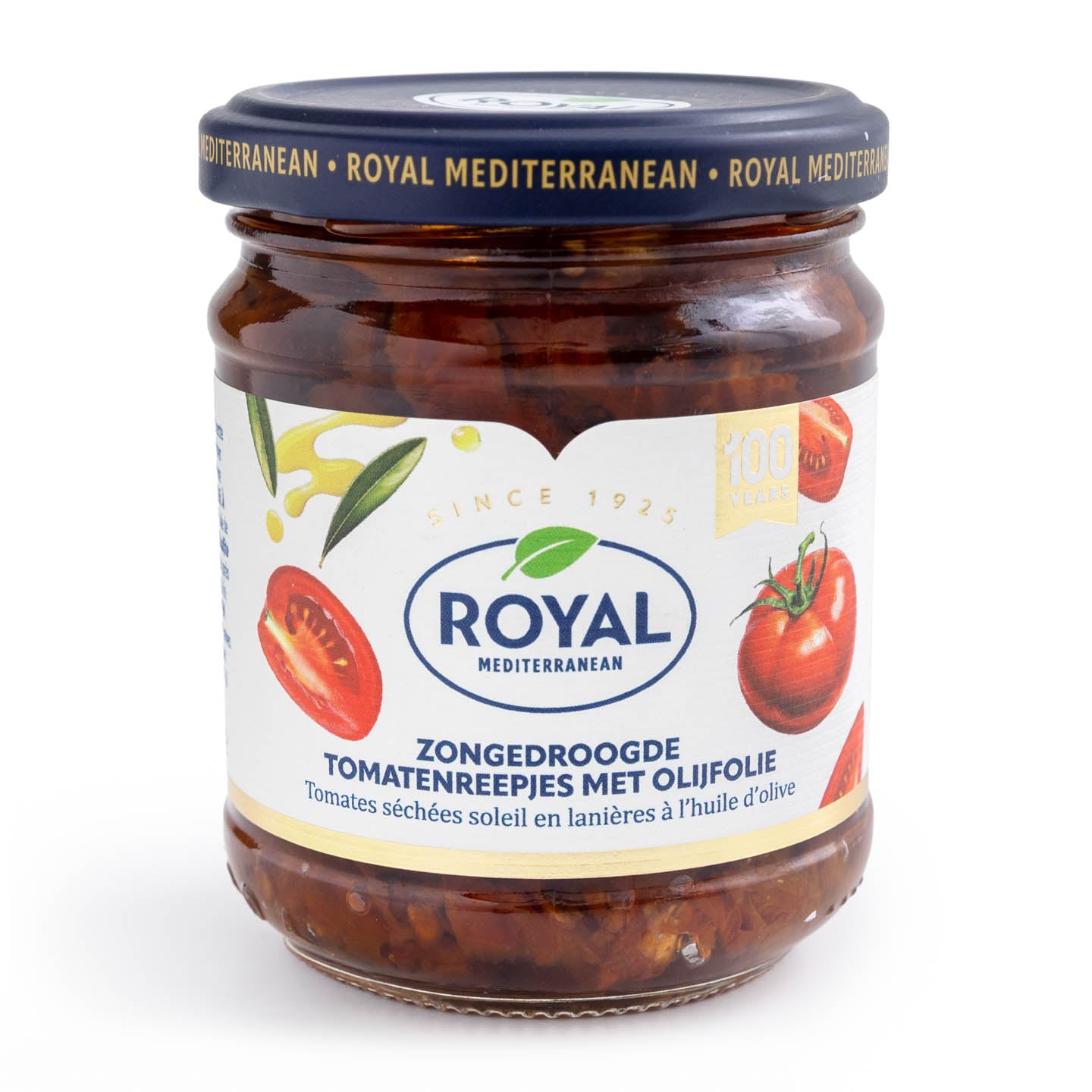 Roșii uscate în ulei de măsline Extra Virgin Royal 190g