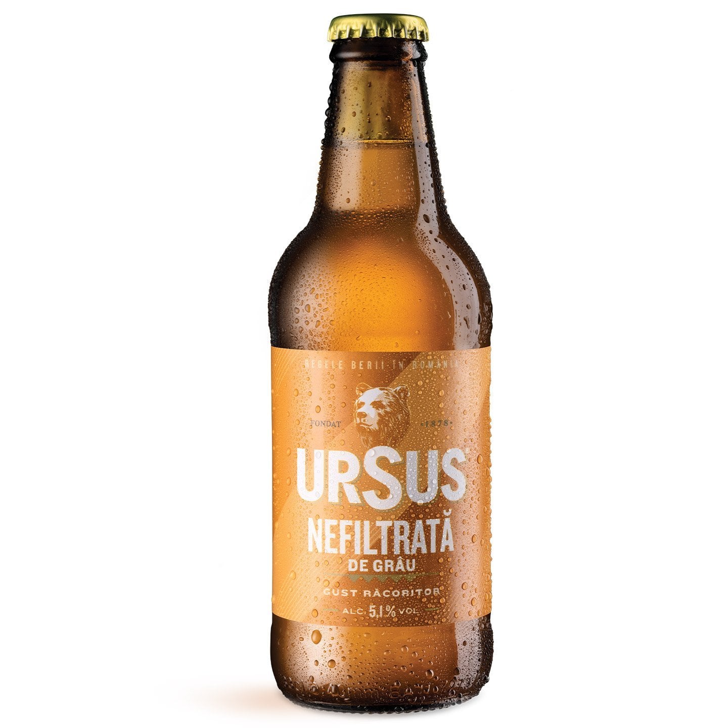  Bere nefiltrată grâu Ursus 0.33L