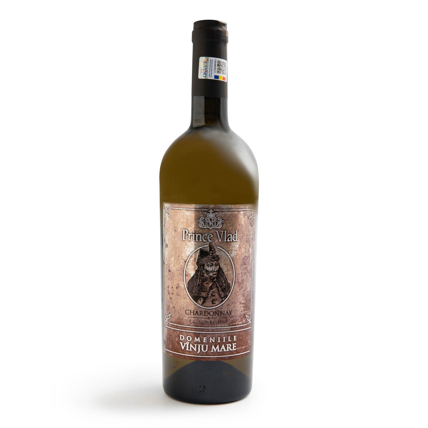 Vin alb Vanju Mare Prince Vlad Chardonnay sec 0.75L