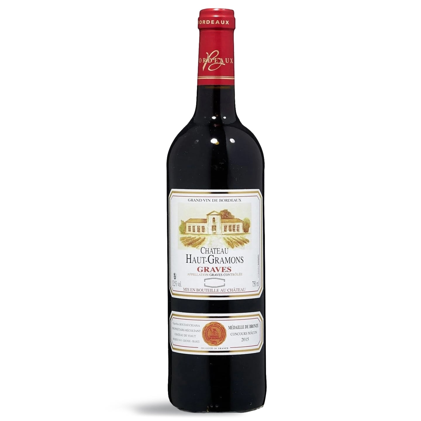 Vin roșu Graves Chateau Haut Gramon Reflets De France 0.75L
