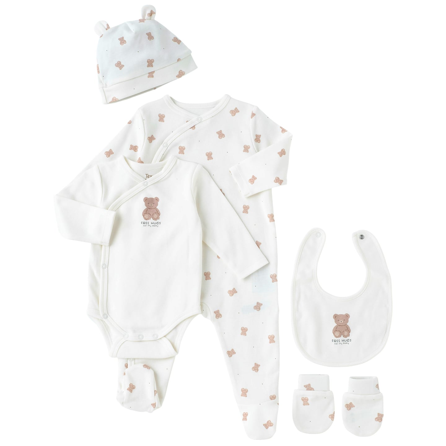 Set x 5 piese bebe mărimi 0/6luni Tex baby