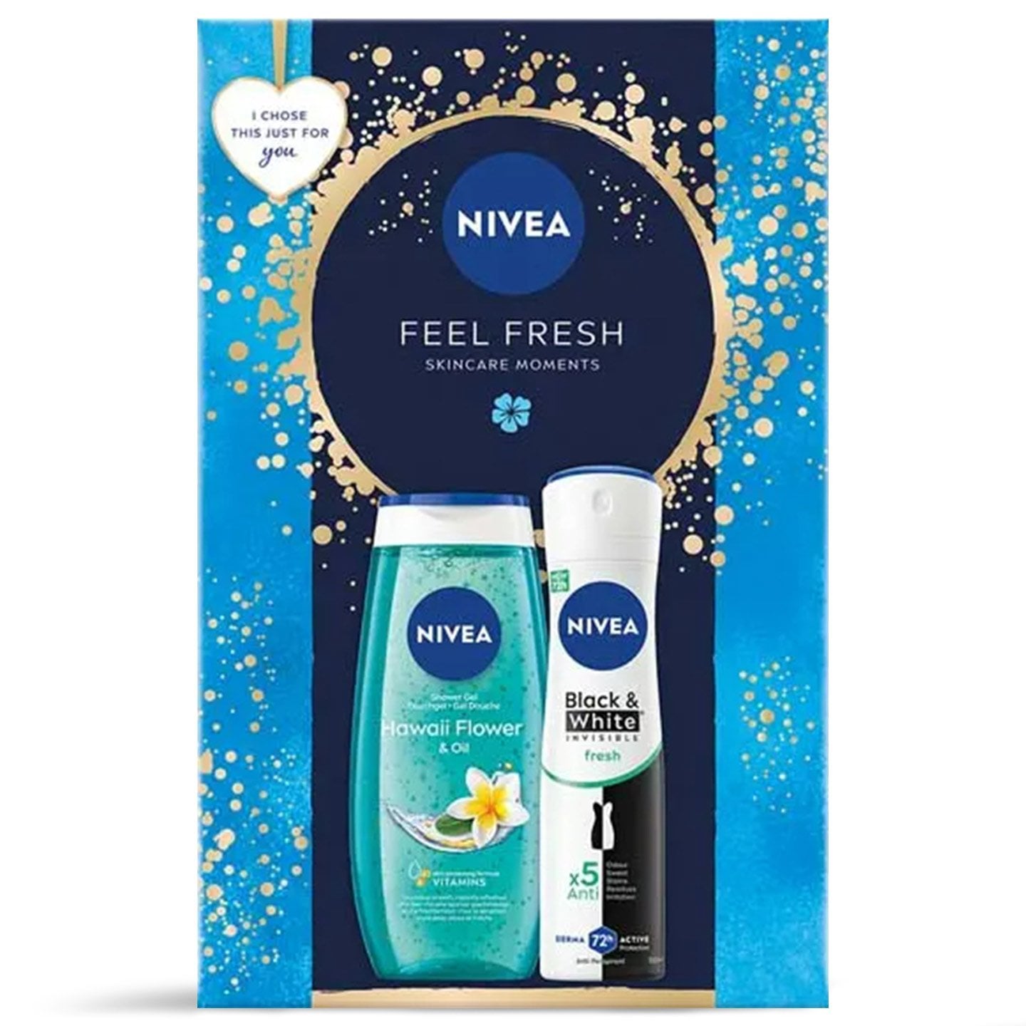 Set cadou Nivea Feel Fresh: gel de duș, 250ml + deodorant spray, 150ml