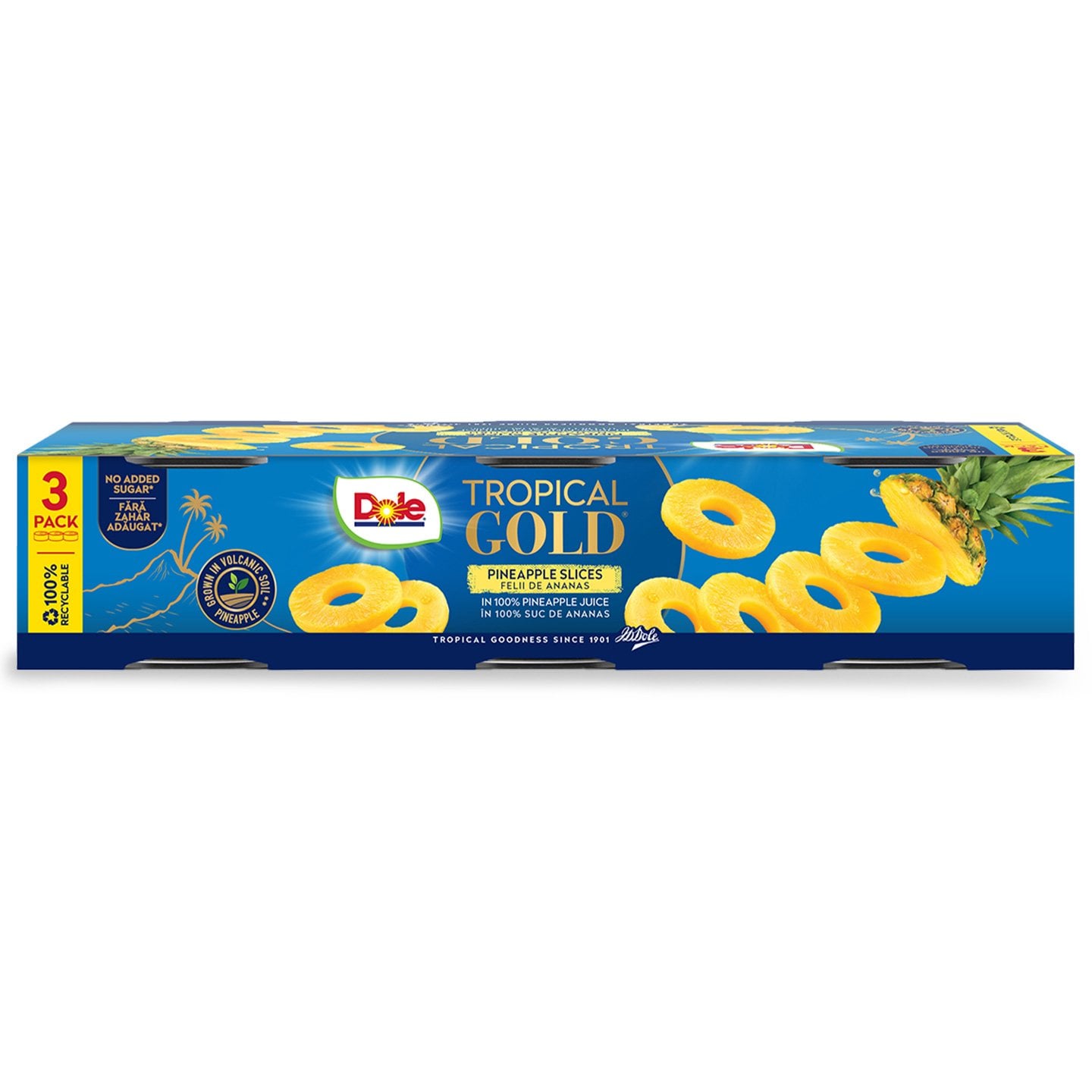 Felii de ananas Tropical gold Dole  227g