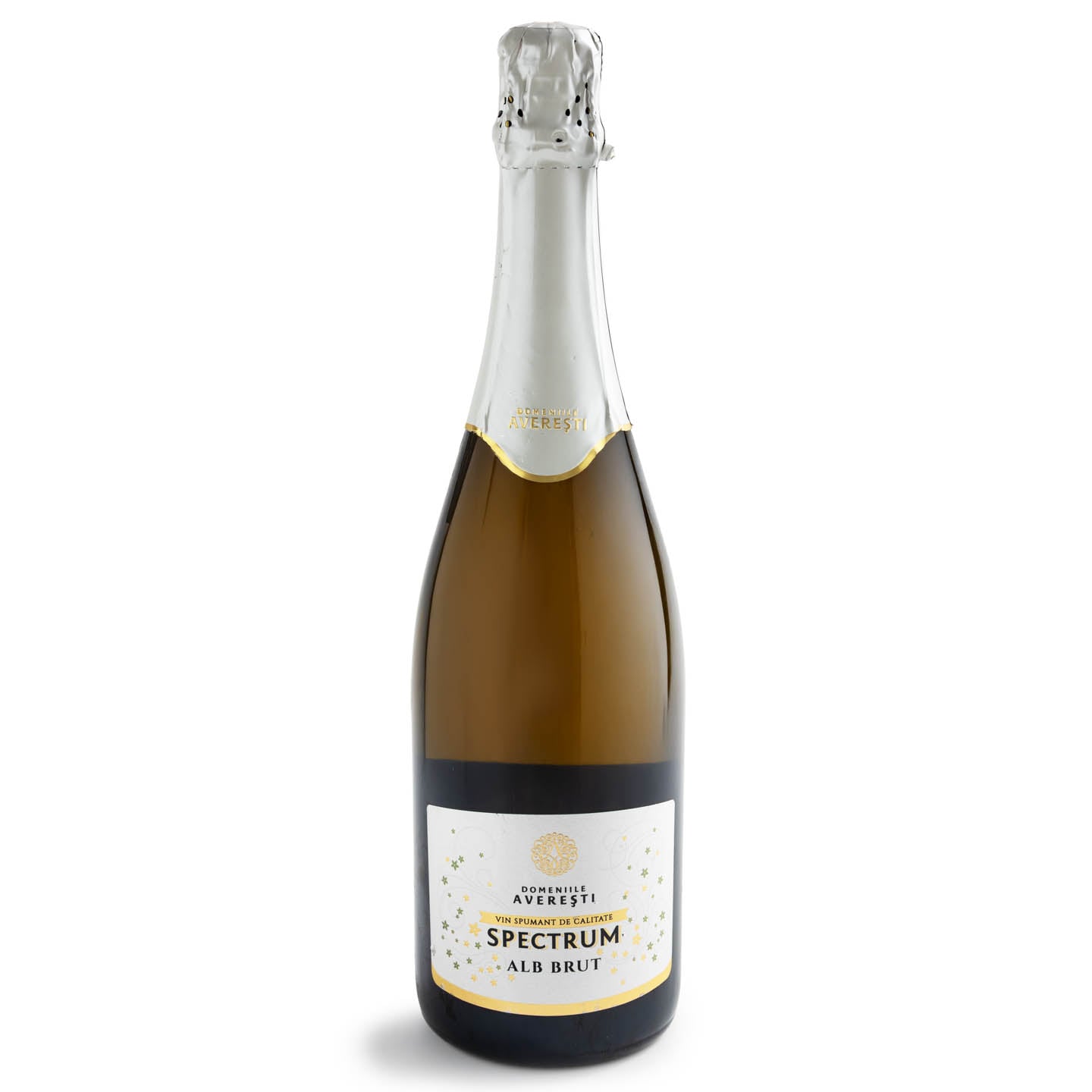 Vin spumant de calitate Spectrum, Zghihara De Huși, alb brut, 0.75L