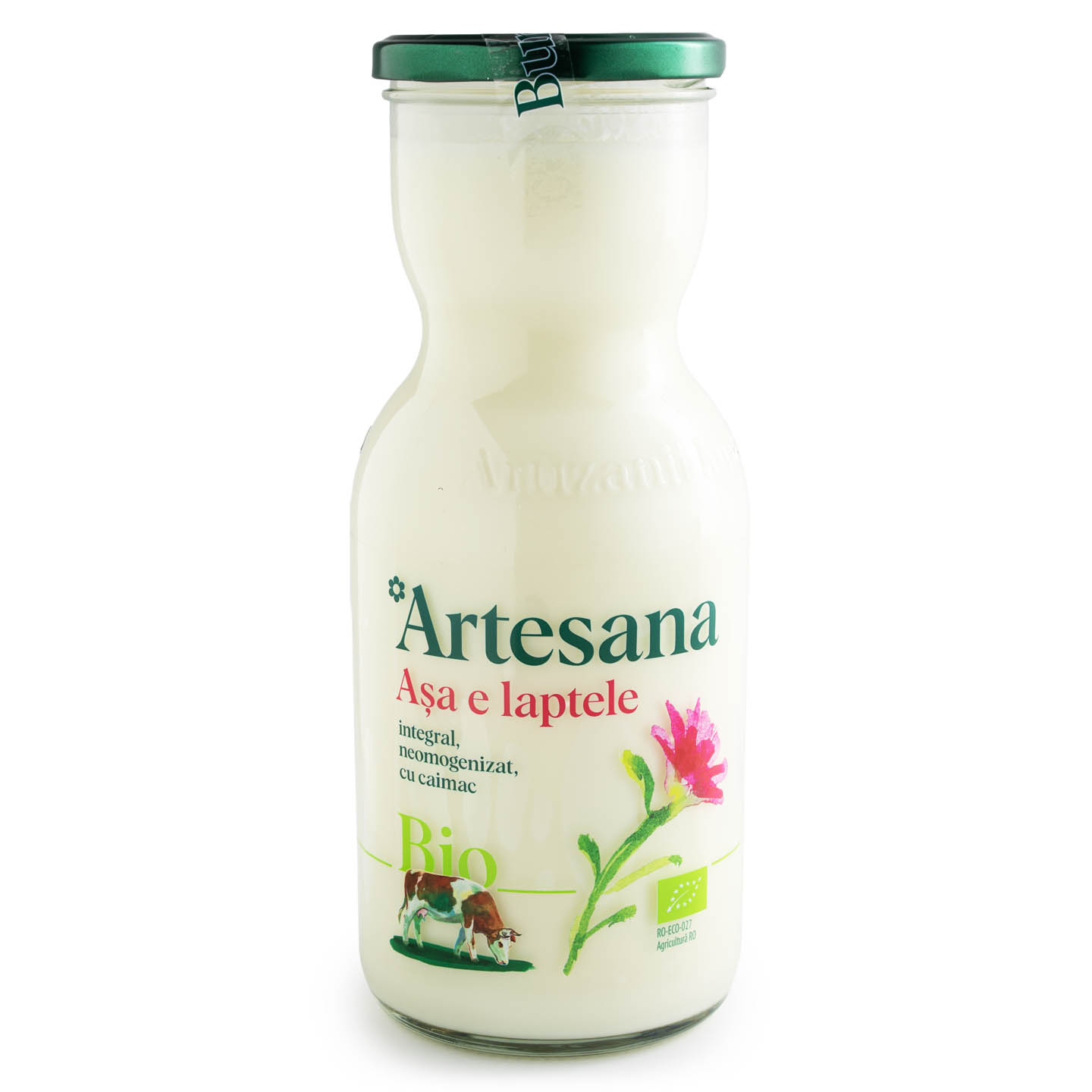  Lapte de vacă ecologic Artesana 1L