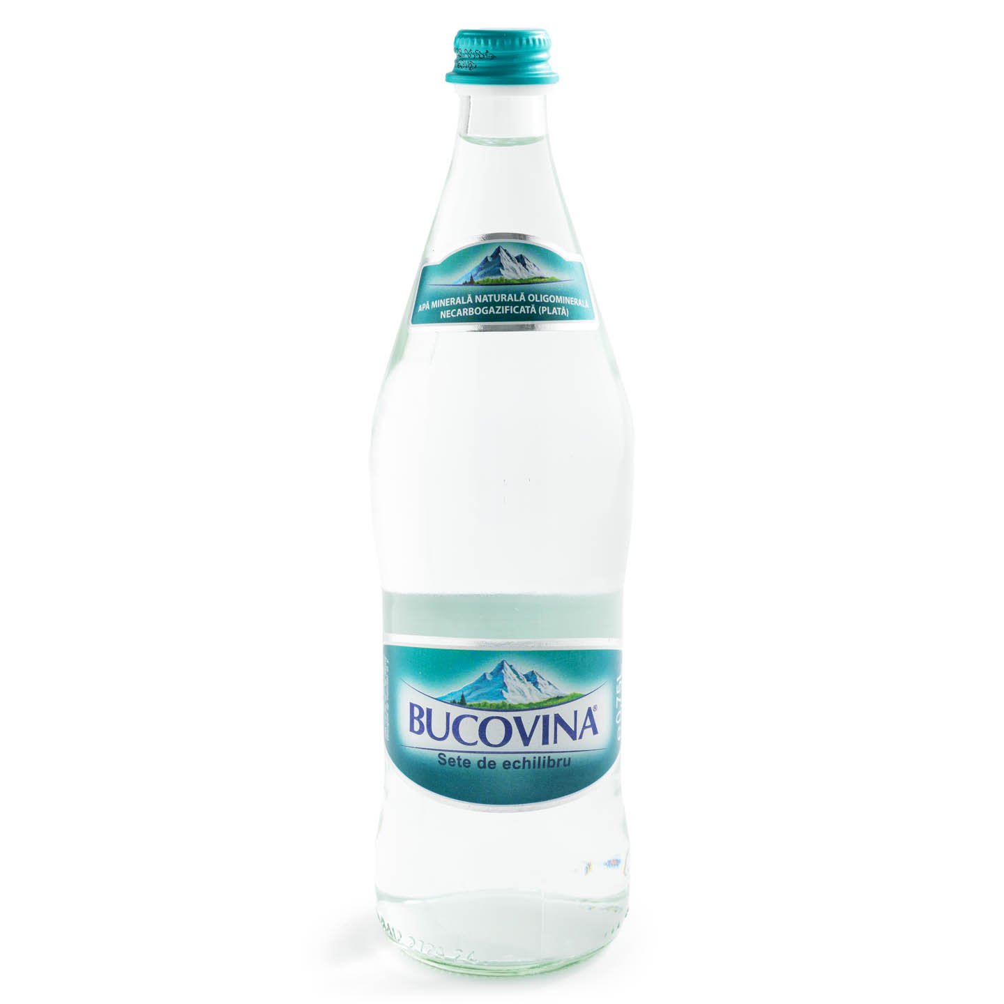 Apa minerală carbogazificată / plată Bucovina 0.75L