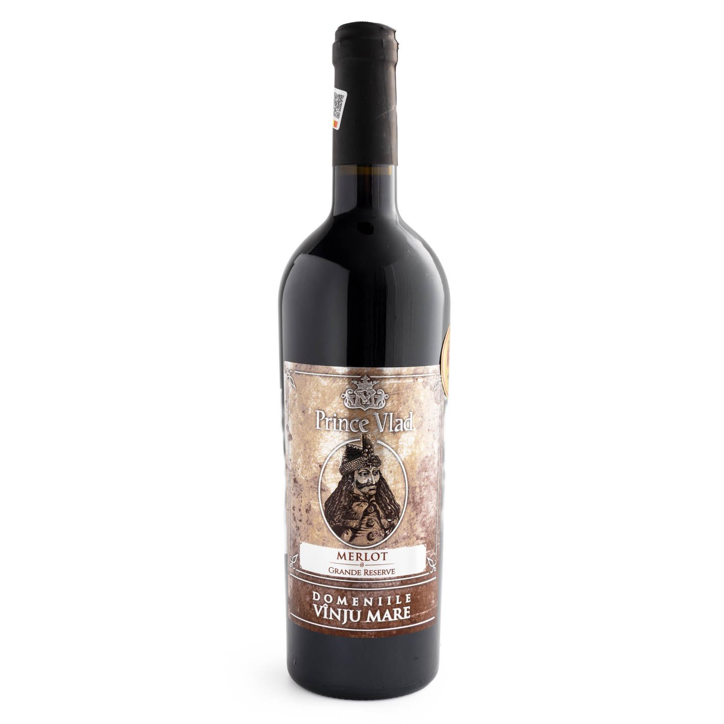Vin roșu Vanju Mare Prince Vlad Merlot, sec 0.75L