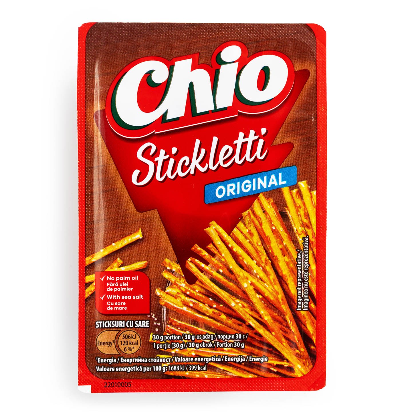 Sticks cu sare Stickletti Chio, 100g