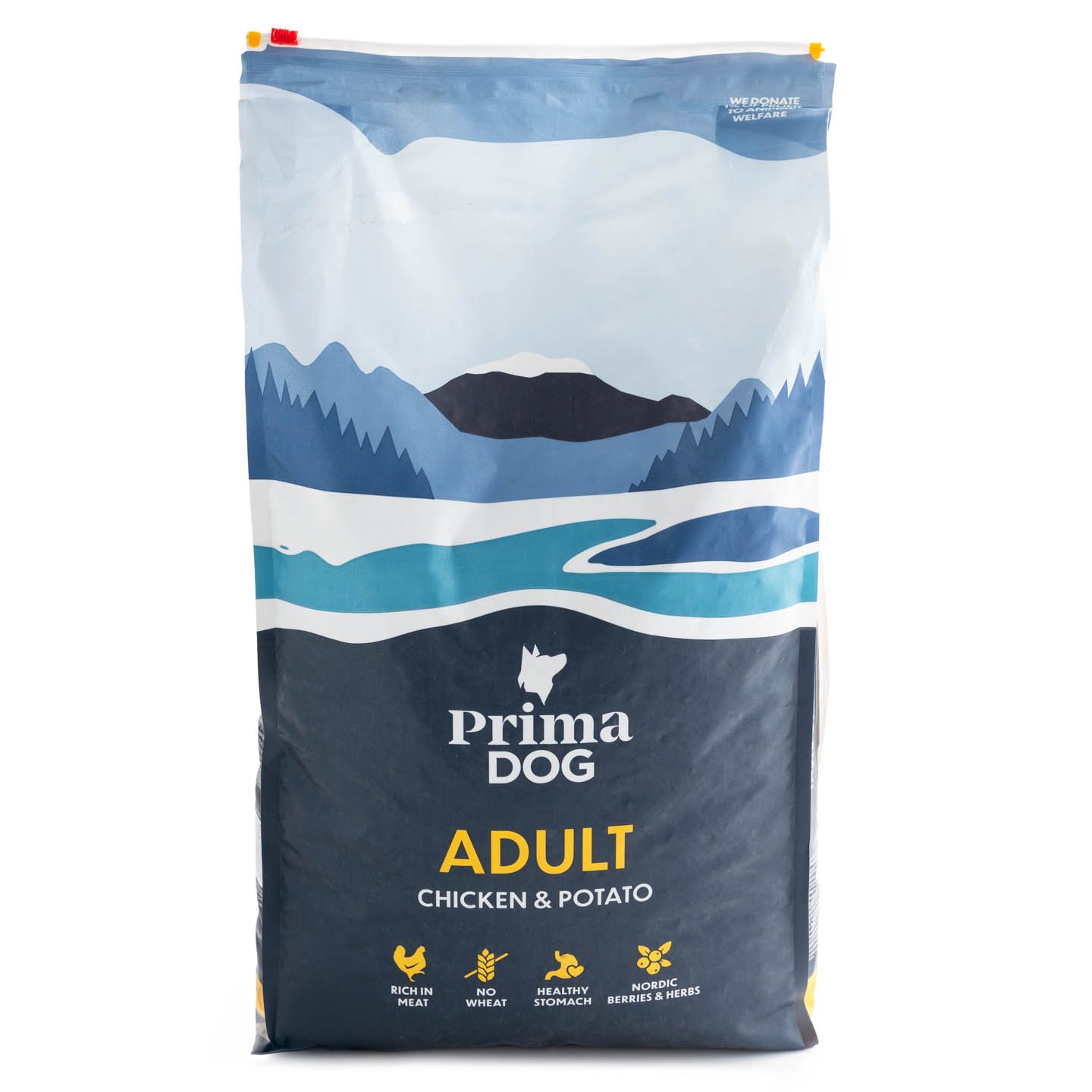 Hrană uscată pentru câini cu pui și cartofi Prima Dog, 10kg