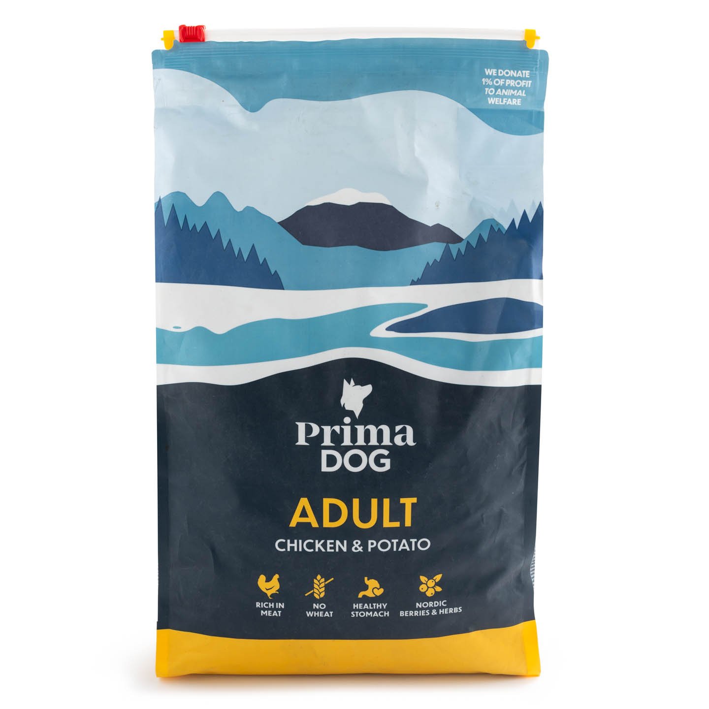 Hrană uscată pentru câini adulți cu pui și cartofi, Prima Dog, 3 kg