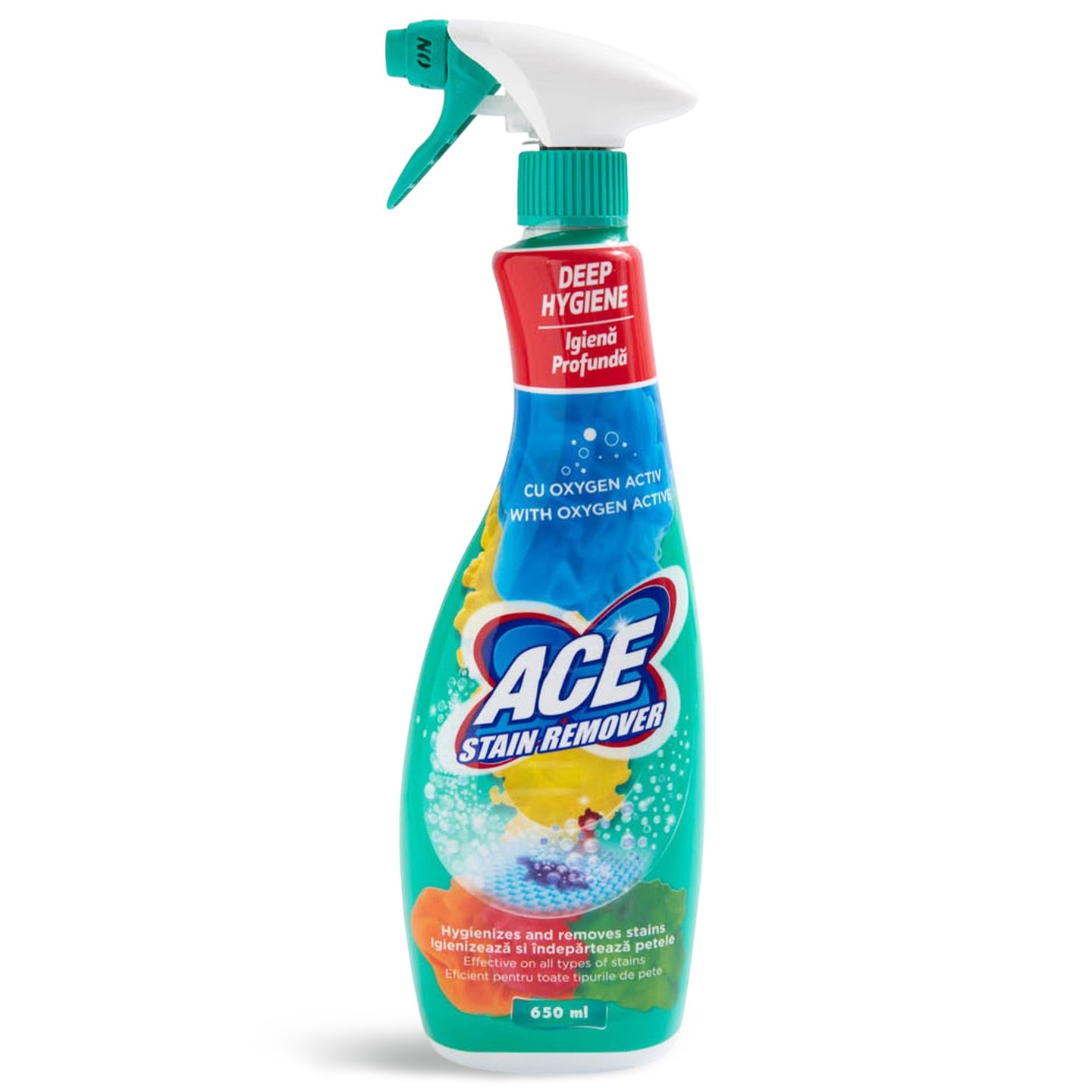 Spray soluție pentru îndepărtare pete, Ace, 650 ml