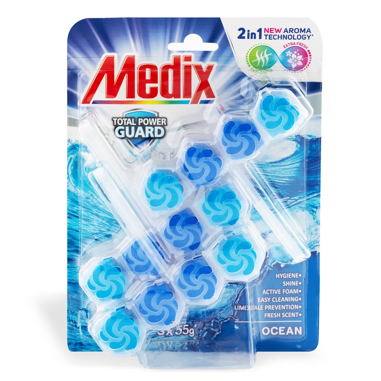 Odorizant toaletă Medix 3x55g